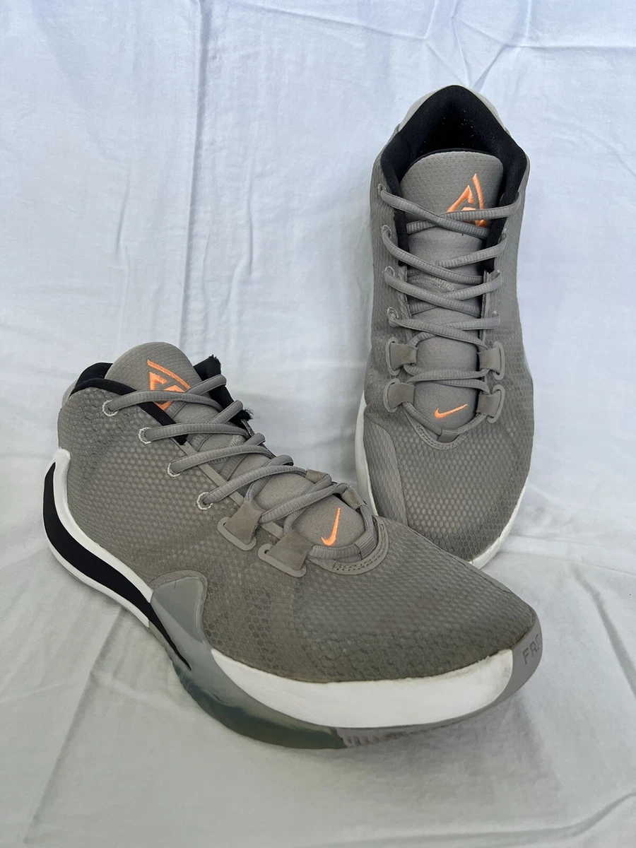 AUTHENTIC Mens Size 11.5 Grey Nike Zoom Freak 1 Basketball Shoes