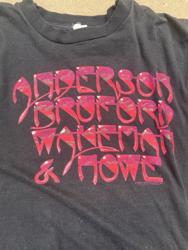 1989 Anderson Buford Wakeman Howe Band Tee Shirt - Picture 5 of 6