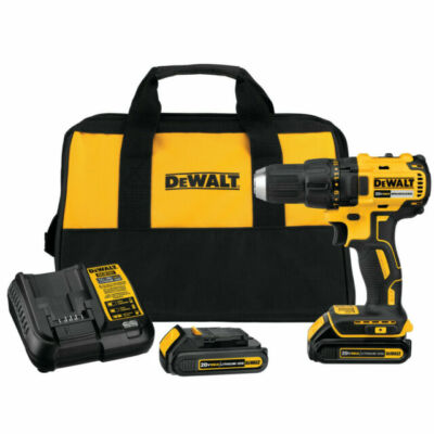 DEWALT DCD777C2R 20V MAX Cordless Li-Ion Brushless Drill Driver Kit