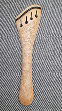 Beautiful Tailpiece for DoubleBass in Boxwood Harp Style Best Quality   3/4 size