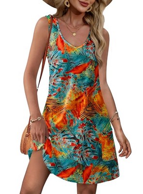 beach vacation dresses 2025 High Low Dresses Resort Beach Boho Casual Summer Evening Vestido Dr main image 0