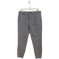 Gap Navy Diamond Slim City Slacks Sz 10R