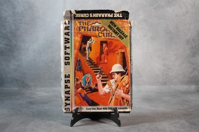 Synapse Pharaoh's Curse Atari 400 800 XL XE Kassette CIB OVP Anleitung Vintage