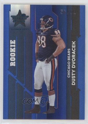 2006 Leaf Rookies & Stars Longevity Rookie Sapphire 56/99 Dusty Dvoracek RC 0q3
