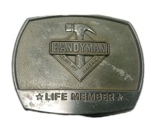 Vintage, 1996 Handyman Club of America Life Member Belt Buckle