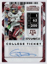 2020 Contenders Draft College Ticket Auto Quartney Davis #268 Rookie SP /15