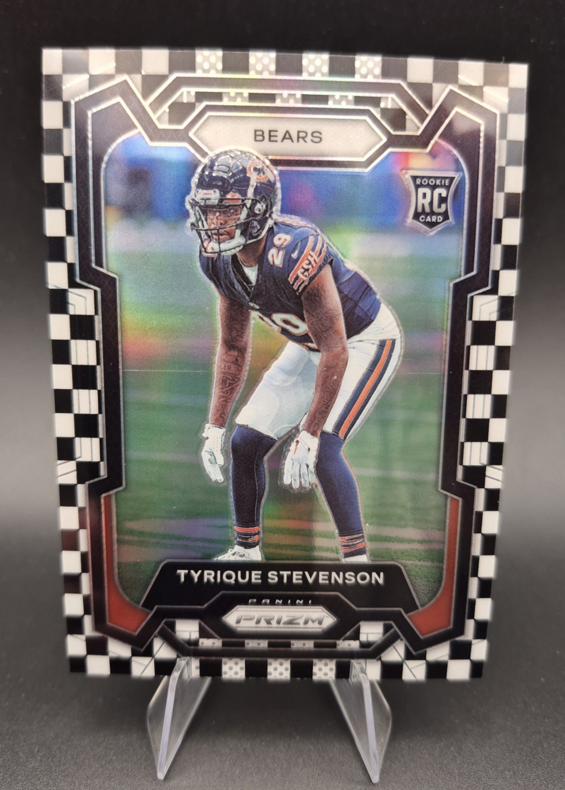 Tyrique Stevenson Panini Prizm #316 Black & White Checker