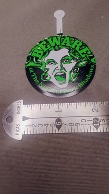 1971 ''Night of the DARK SHADOWS'' Movie Usher Promo  BUTTON PIN Barnabas Collins