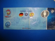 Final EM EC 2008 Ticket Finale Spanien Deutschland Germany Eintrittskarte Wien