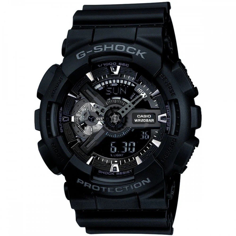 Casio Watch GA-110-1BER Mens G Shock Black Watch RRP £125.00