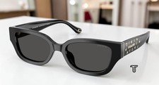 COACH HC8439U 500287 Cbz52 Black Grey Solid 53 mm Women's Sunglasses