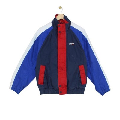 Tommy Jacke Herren Größe S Blau Retro Sport Freizeit Oberbekleidung