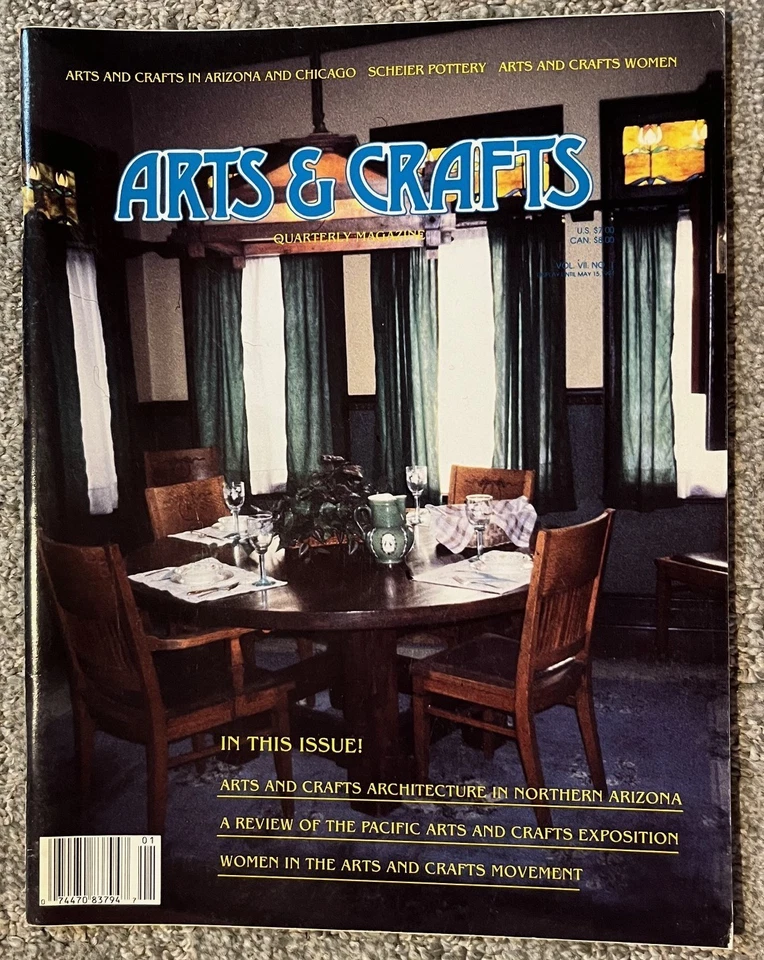 4 Issues "Arts & Crafts Quarterly" (Style 1900), Volume 7, Issues 1-4, 1994-1995 - Image 2 of 4