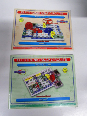 Electronic Snap Circuits, Experiments 1-101/ Projects 102-305, Elenco Manual