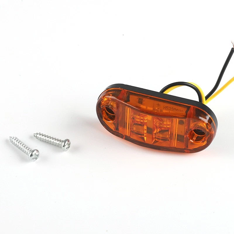 10 Set Clearance Light LED Side Marker Light For Trailer Truck Caravan 12-24V - Image 4 of 4