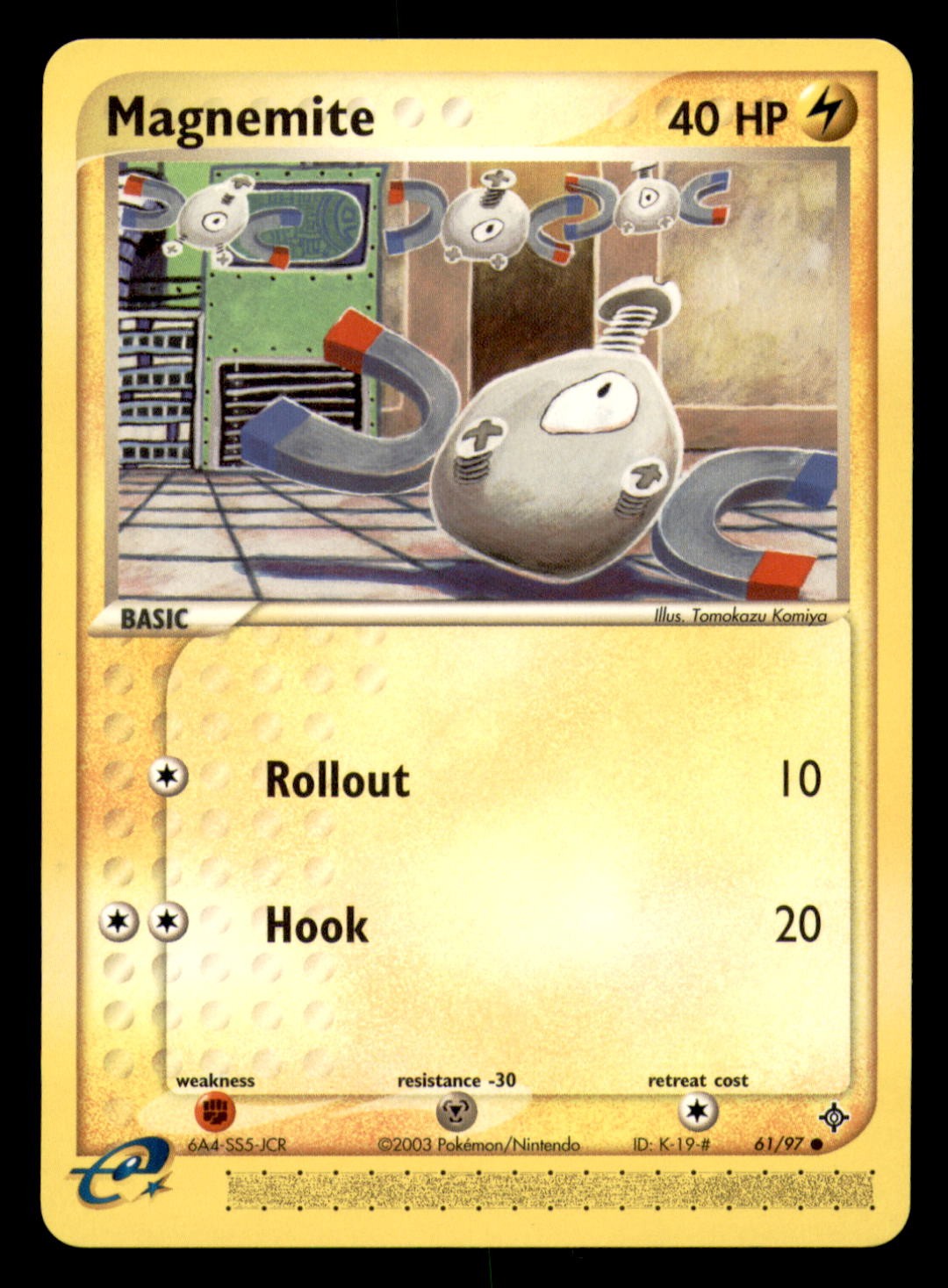 Magnemite 61/97 Common Dragon Pokemon Near Mint
