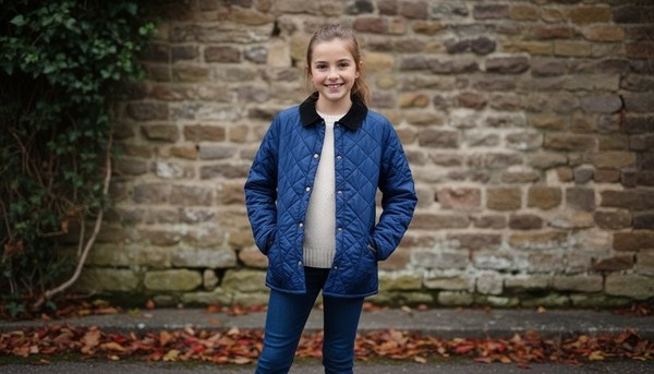 Women Barbour Jacket Navy Polyamide XXS