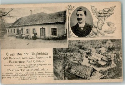 13567093 - Vienna Guest House Cafe Bieglerhuette Andergasse 71 Hernals 1912