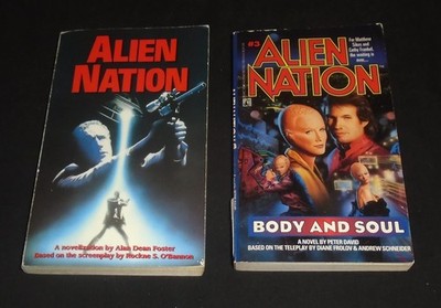 Alien Nation (1988) & Body and Soul Book 3 (1993) Paperbacks Novel Sci-Fi