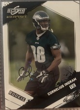 2009 Score Inscriptions Rookie Autograph (Cornelius Ingram Eagles 009/499)