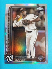 2025 Topps Chrome - Darren Baker RC #231 Sepia Refractor Nationals