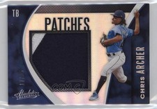 2021 Panini Absolute Patch Holo Silver 17/25 Chris Archer #PAT-CA Patch 0c2