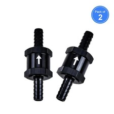 Fuel Check Valve One Way 14 6mm Od Inline Non Return Diesel Gasoline 2pcs