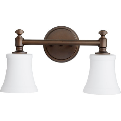 Quorum International 5122-2-186 Rossington Bathroom Vanity Light Oiled Bronze