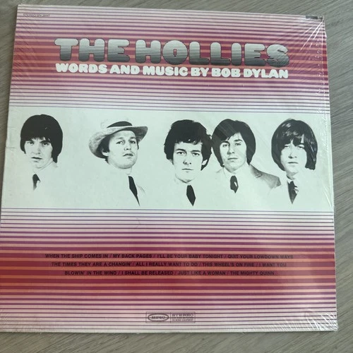 Hollies Words And Music By Bob Dylan Vinyl New LP Album - PARTIAL SEAL PROMO