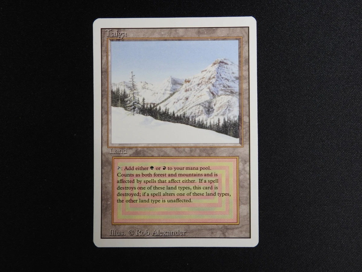 Taiga (Magic: The Gathering) Land Magic: The Gathering Trading
