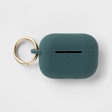 AirPods Pro 1/2 Generation Silicone Case with Clip - heyday - Rain Teal