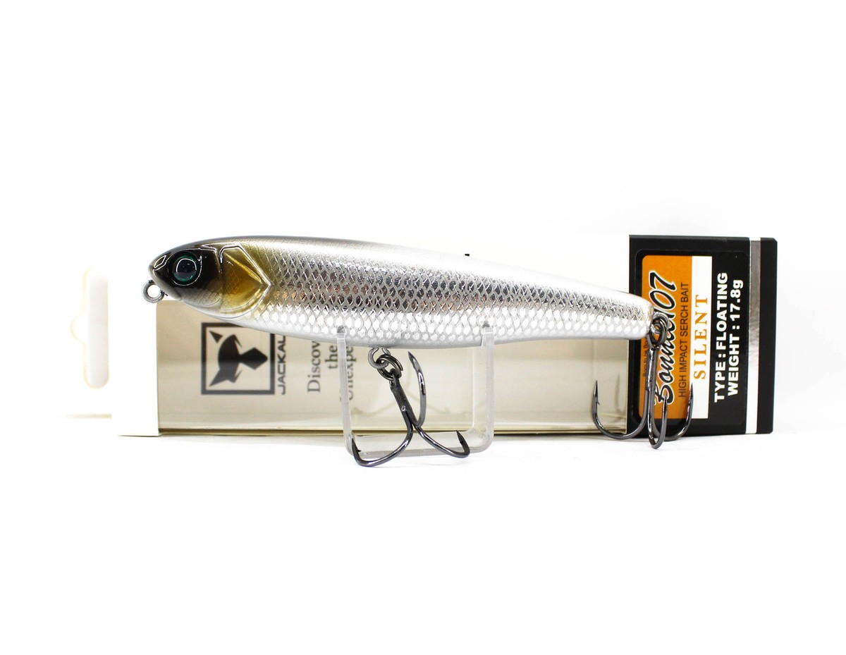 Leurre Jackall Bonnie 107 HL - Silver Nightmare - Flottant Silencieux - Topwater