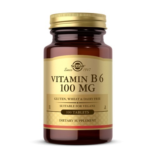 Vitamina B6 100 comprimidos 100 mg de Solgar - Imagen 1 de 1