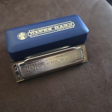 HOHNER Blues Harp MS Harmonica - Key Of C - German Instrument With Box- RARE