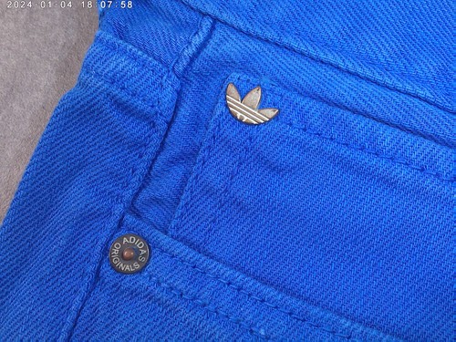 Adidas Originals Mens BNWT Jeans Bluebird W31 L32 Cotton Button Slim Straight - Picture 9 of 23
