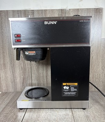 BUNN VPR Series 33200 Commercial Coffee Maker W/Funnel NO POT Cleaned and Works