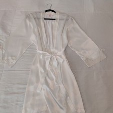 Oscar de La Renta Pink Label Luxury Designer Vintage Glamour Robe Lace Short XL
