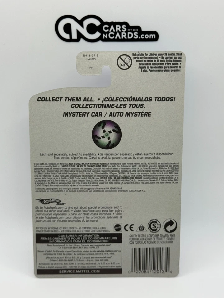 2005 Hot Wheels Mystery Car Volkswagen New Beetle Cup With Protector - Image 4 of 4