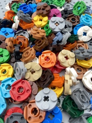 LEGO  10x Platte rund Basic Plate Round 2x2 flach 4032 - verschiedene Farben