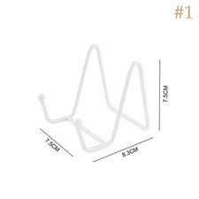 Display Stand Picture Easel Metal Plate Stands Holder Display Pictures Frame