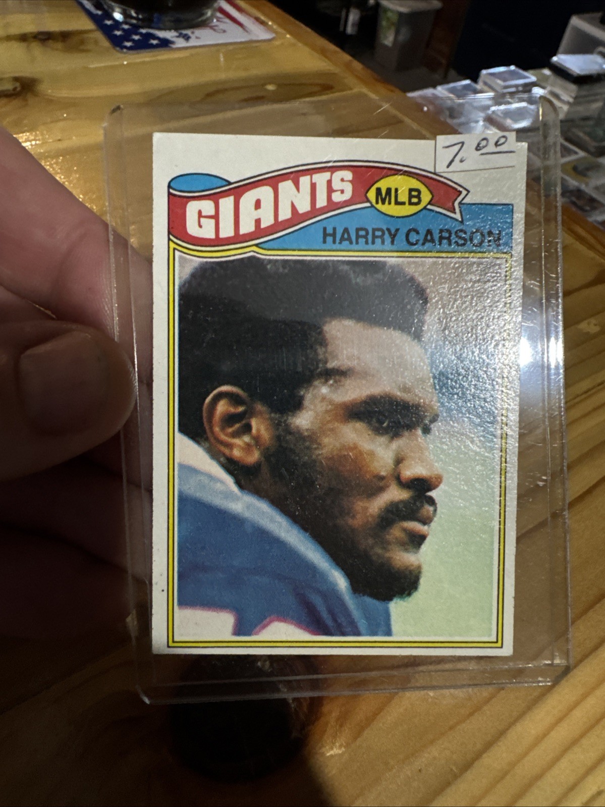 1977 Topps #146 Harry Carson RC Rookie Card VGEX