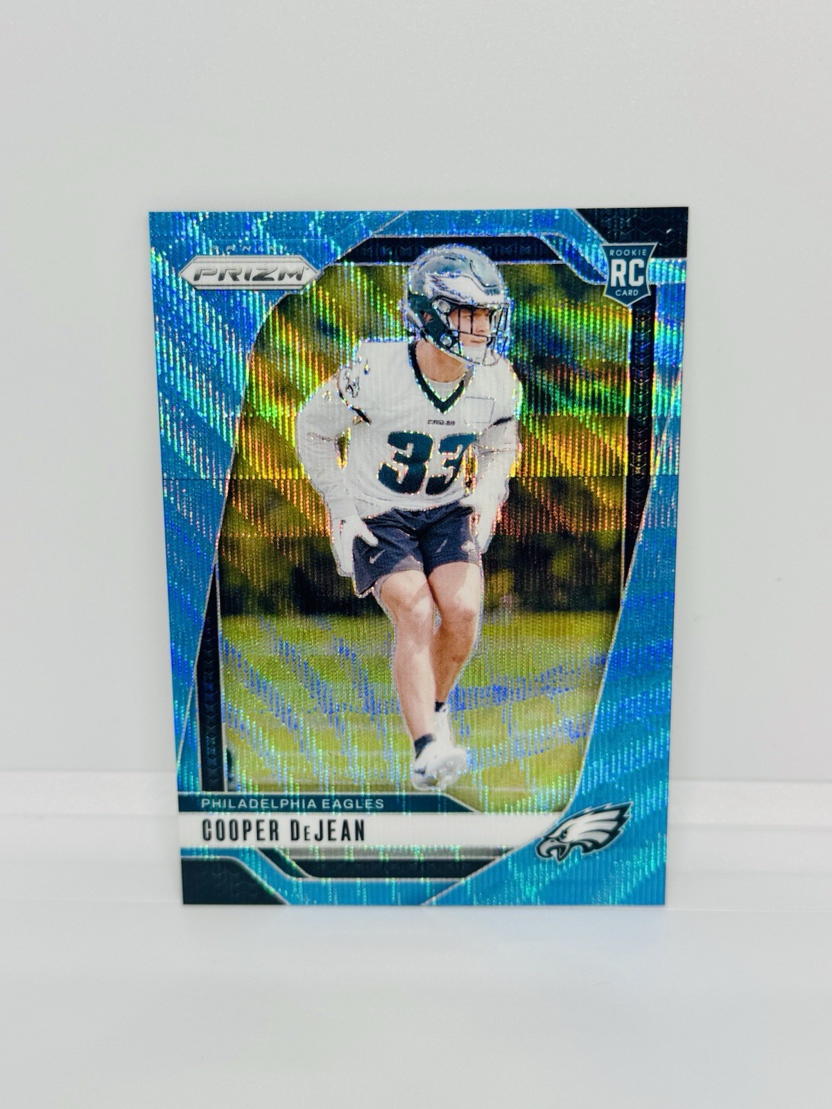 2024 Panini Prizm COOPER DEJEAN Rookie Blue Wave /230 Eagles RC #321