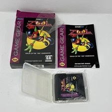 Zool Ninja of the Nth Dimension Sega Game Gear GG Complete Box CIB Near Mint