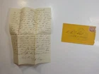 Civil War Letter 1864 Fortress Monroe Virginia Cover Oswego New York Stamp VTG
