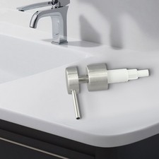 304 Stainless Steel Soap Dispenser Nozzle Liquid Press Head Lotion Pump Bottle