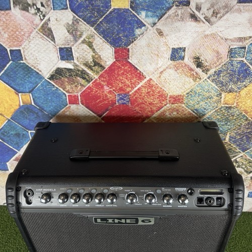 Line 6 Spider III 3 75w guitar amplifier Watt combo amp Black Built In Effects - Picture 4 of 12