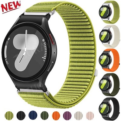 Nylon Loop Armband Für Samsung Galaxy Watch FE 7 6 5 4 40 44mm Classic 42 47mm