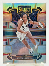 2024 Panini Select WNBA - Concourse Silver Prizm #87 KELSEY MITCHELL Fever