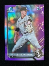 2022 Bowman Chrome Draft PEYTON PALLETTE 1st Rookie PURPLE REFRACTOR #/250 RC SP