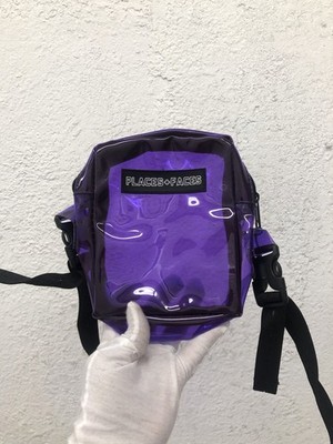 Places + Faces BB140 Purple PVC Clear Shoulder Bag Licensed Street Wear